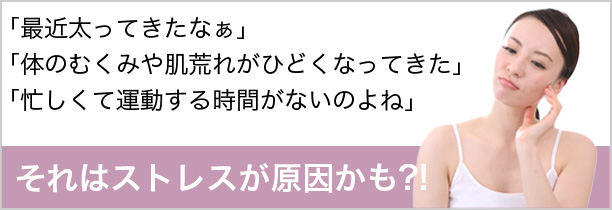 それはストレスが原因かも?!