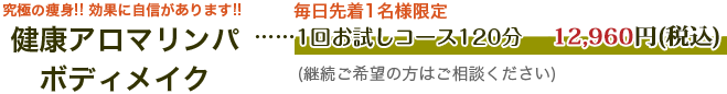 1回お試しコース120分
